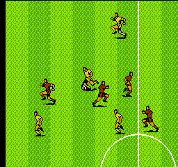Konami Hyper Soccer (Europe) In game screenshot